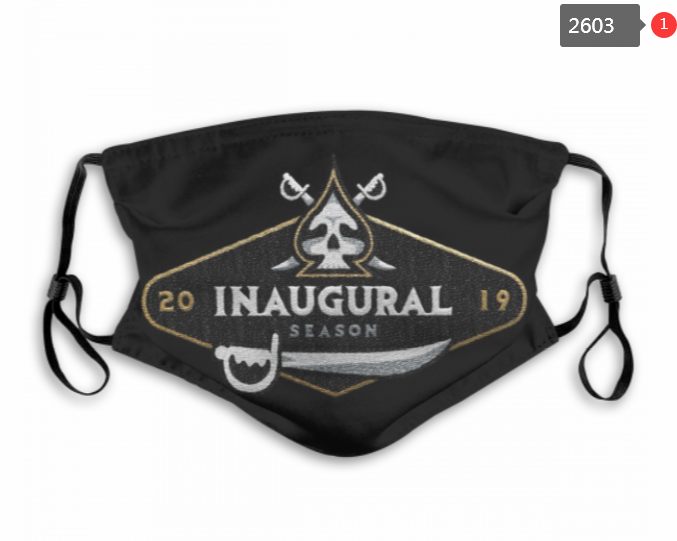 NFL Oakland Raiders #52 Dust mask with filter